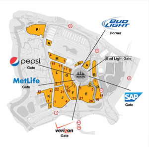 metlife parking jets seating tickpick bowl metlifestadium