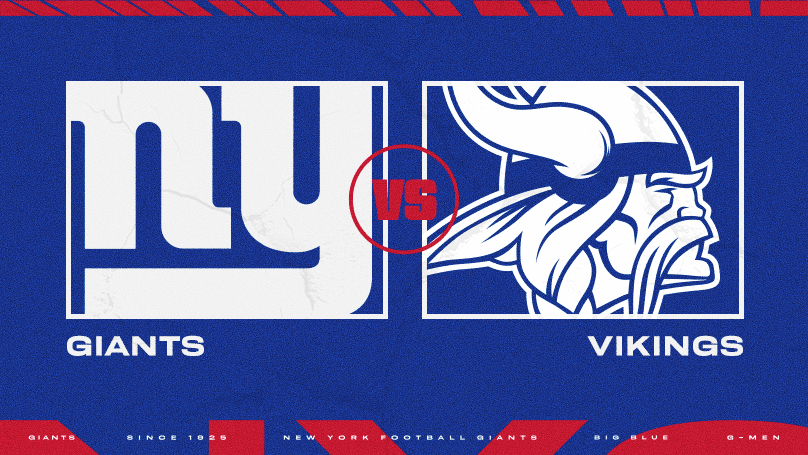 Giants vs. Vikings