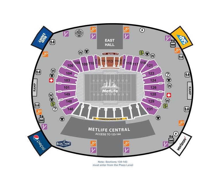 Metlife Stadium Interactive Seating Chart