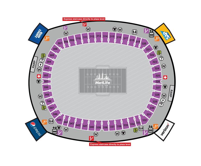 New Jets Stadium Seating Chart